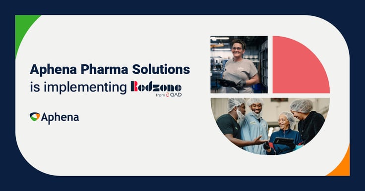 Banner image with text: Aphena Pharma Solutions is implementing Redzone.